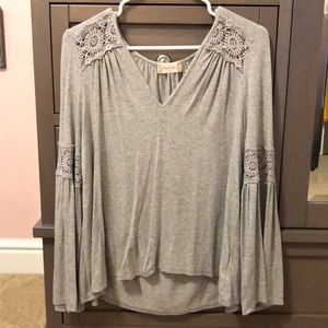 altar’d state gray blouse
